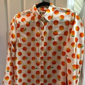 J. Crew Tops - Jcrew “oranges” button-up J. Crew Tops - Jcrew “oranges” button-up